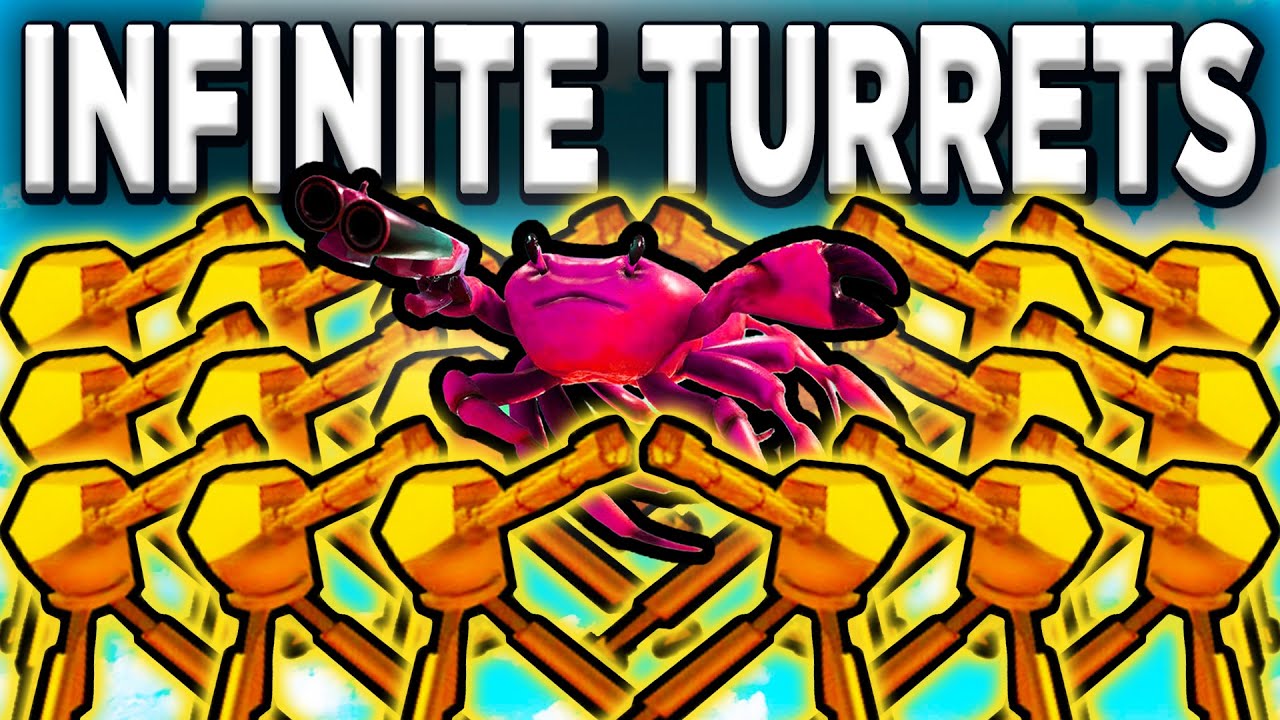 It's VERY EASY to Get Infinite Turrets in Crab Champions