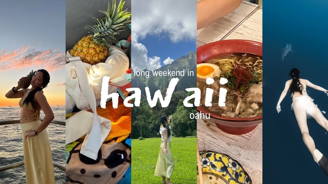 oahu, hawaii vlog but make it kinda 2016 vibes.