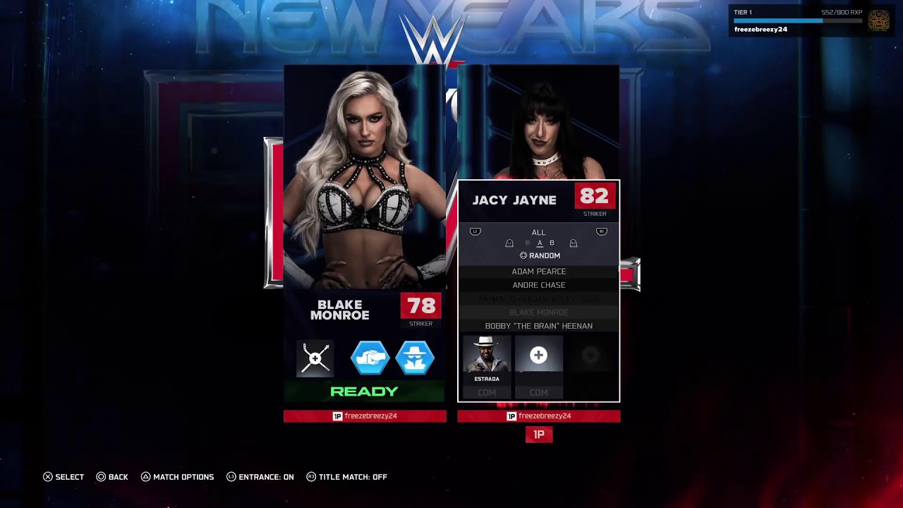 WWE: UNIVERSE MODE DRAFT DAY 1