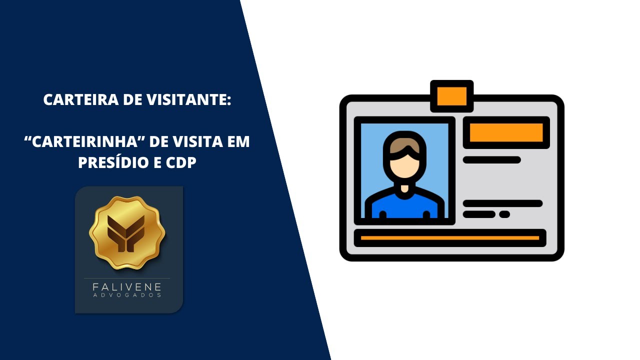 Como fazer CARTEIRINHA para visitar PRESO? Carteira de visitante presídio, penitenciária e CDP