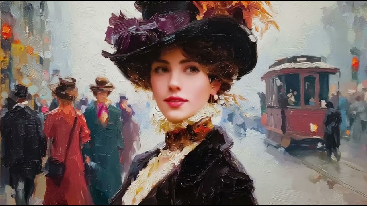 The Art of Time | Nostalgic walk through foggy streets | The Tragic Beauty of a Waltz