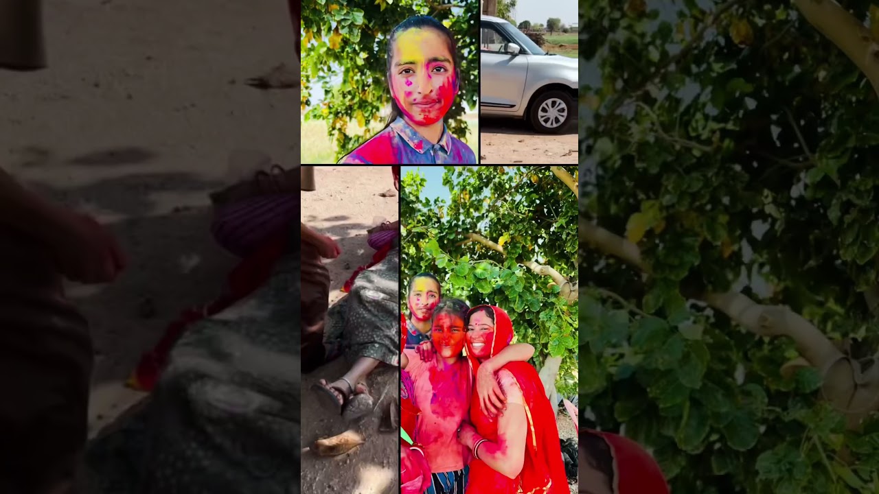 Enjoying holi at village with family #holispecial #holi #jodhpur #trending #culture #rajasthan