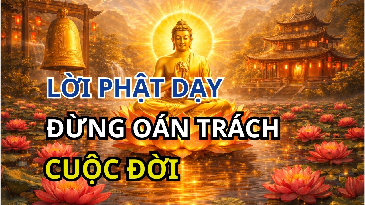 Đừng oán trách cuộc đời, hãy để gánh nặng tự rơi xuống | Lời Phật dạy