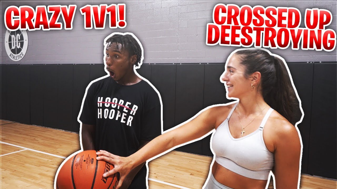 IRL 1V1 w/ PRO ATHLETE FOOTBALL PLAYER DEESTROYING (SHOCKING)