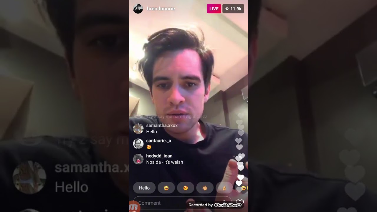 Brendon's "6th Stream of Christmas" - 12/18/17 Instagram Live