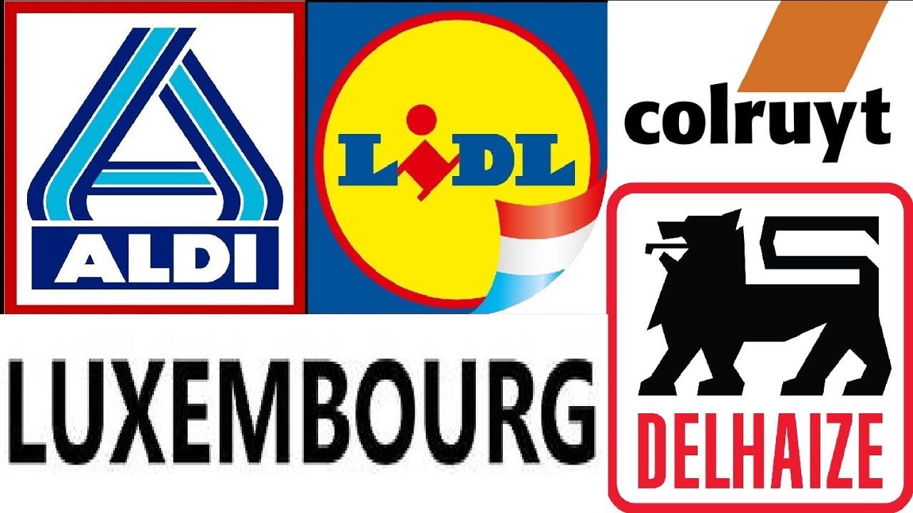 ALDI & LIDL & DELHAIZE & COLRUYT IN RAINY DAY LUXEMBOURG (DRIVING TO LUXEMBOURG AND BACK TO BELGIUM)
