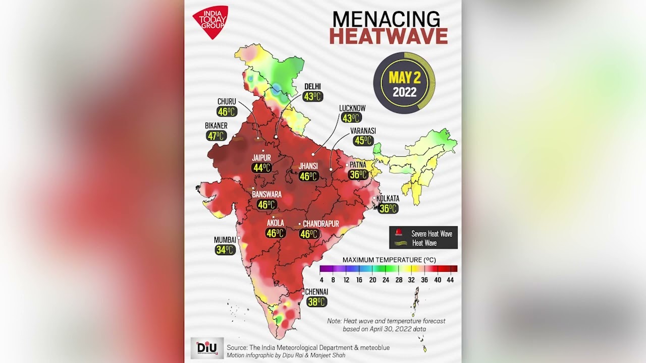 Heat Wave Sweeps India, Temperature Reaches At 46 Degree Celsius In Several Cities | DIU