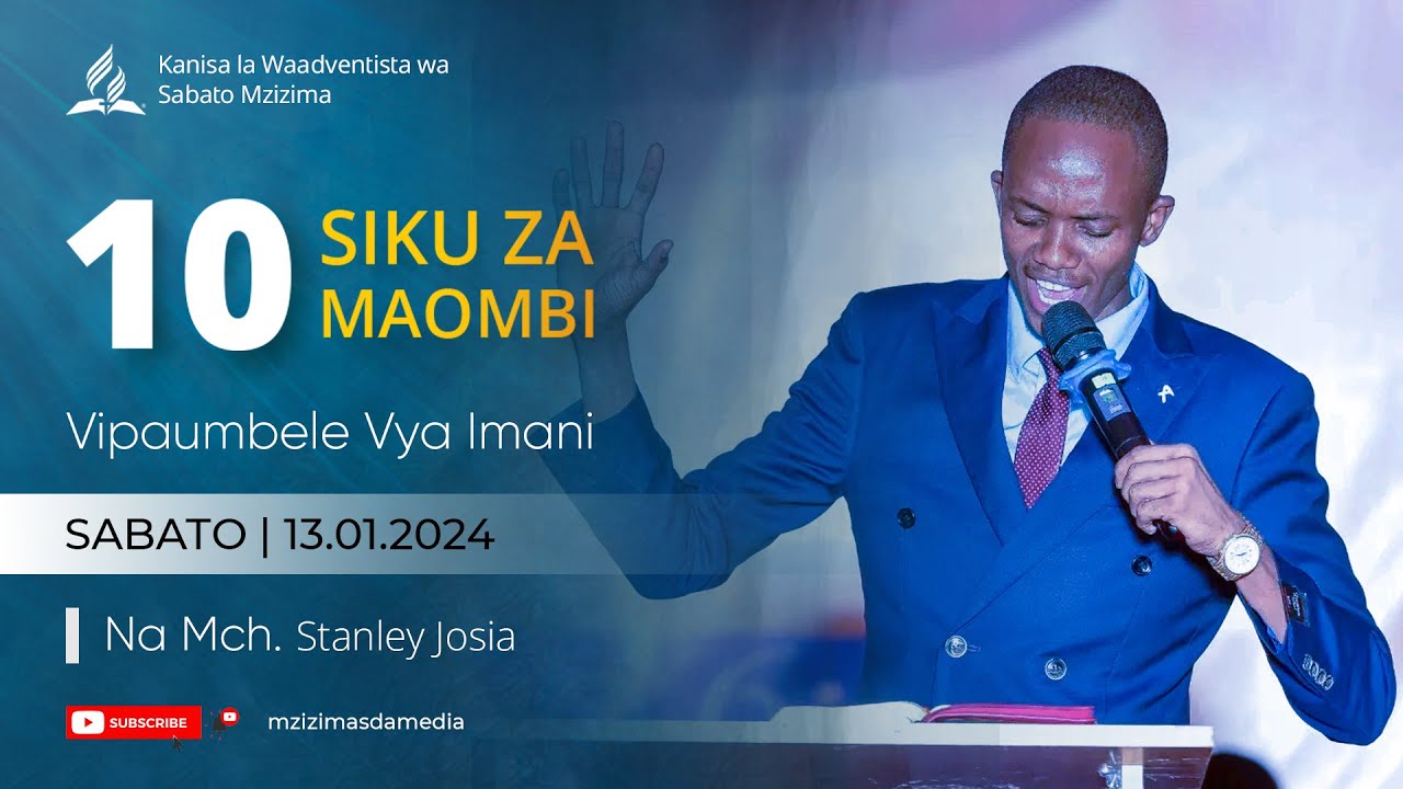 IBADA TAKATIFU  ||  SABATO YA TAREHE 13.01.2024 ||PR. STANLEY JOSIA ||  MZIZIMA SDA CHURCH