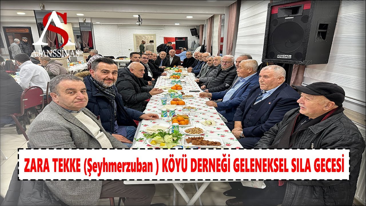 SİVAS ZARA TEKKE (Şeyhmerzuban )  KÖYÜ DERNEĞİ  GELENEKSEL SILA GECESİ (2024) #ajanssivas