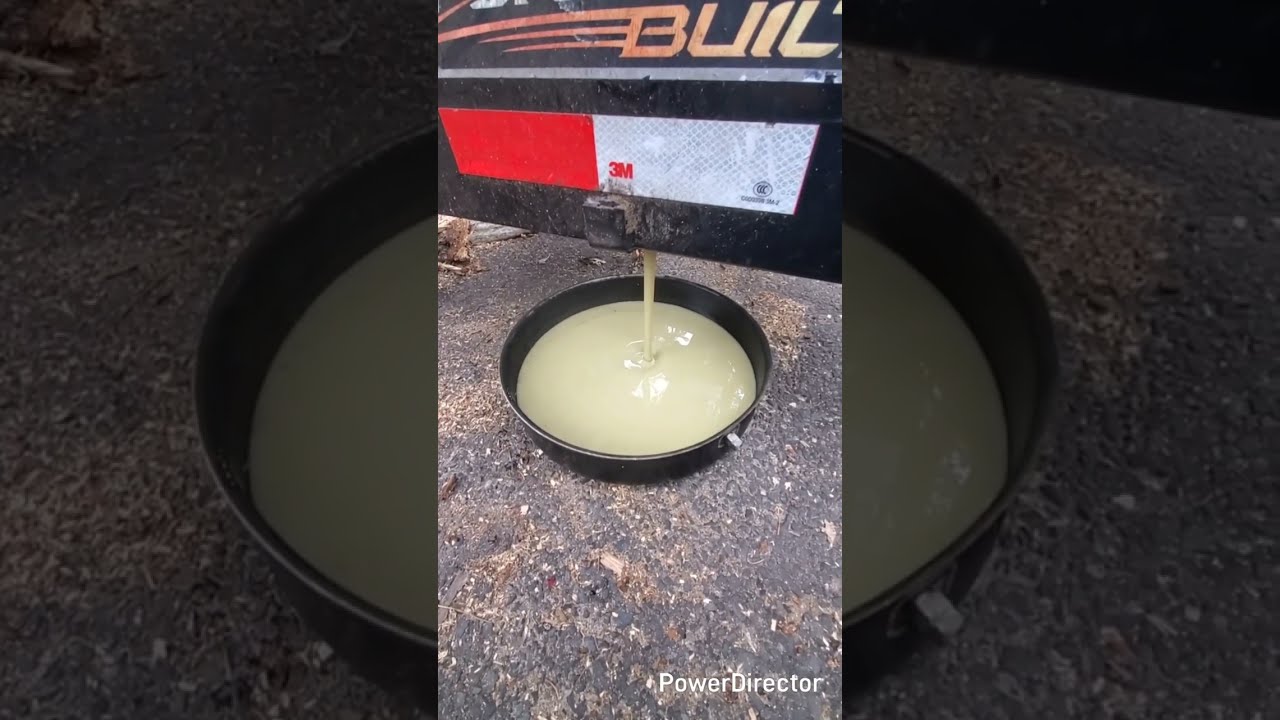 ( Gone Wrong) Changing the Hydraulic Oil on My Log  Splitter