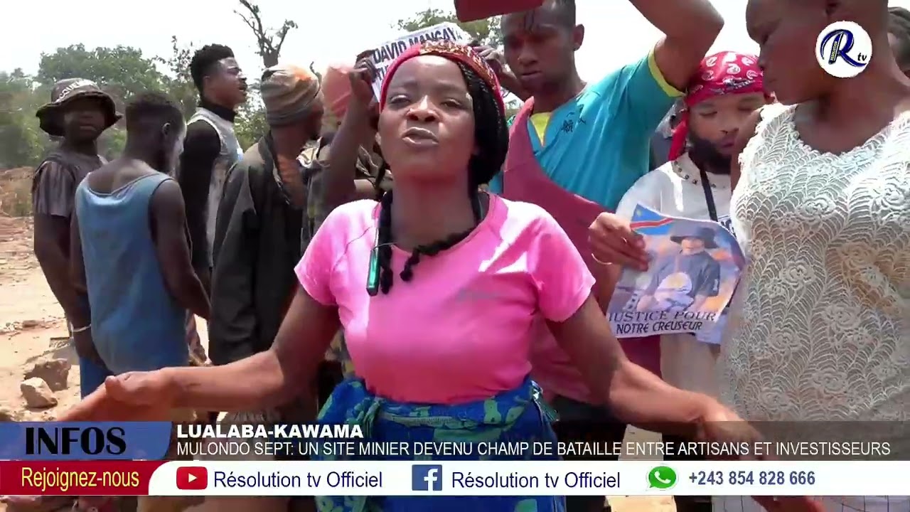 🛑 Lualaba - Kawama: Mulondo7,un site minier devenu champ de bataille entre artisans et investisseurs