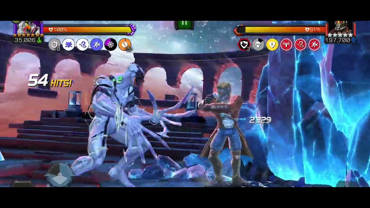 Rank 4 Anti-Venom vs Labyrinth Starlord. || Marvel Contest of Champions ||