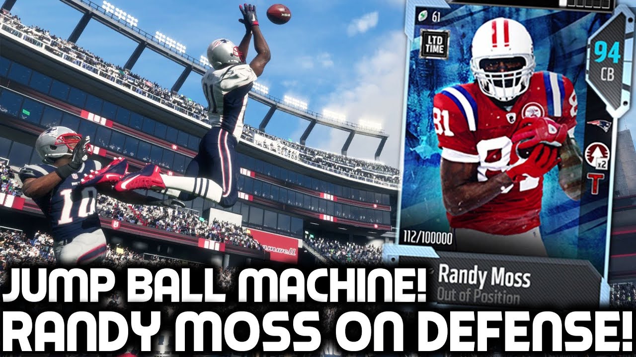 RANDY MOSS PLAYING SAFETY & CORNERBACK! Madden 18 Ultimate Team