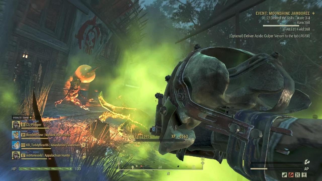 Fallout 76 Completing Moon Shine Jamberee by myself
