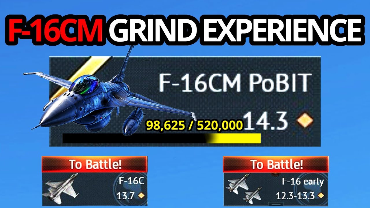 THE F-16CM GRIND EXPERIENCE USING BETTER F-16 (New worst usa toptier?)