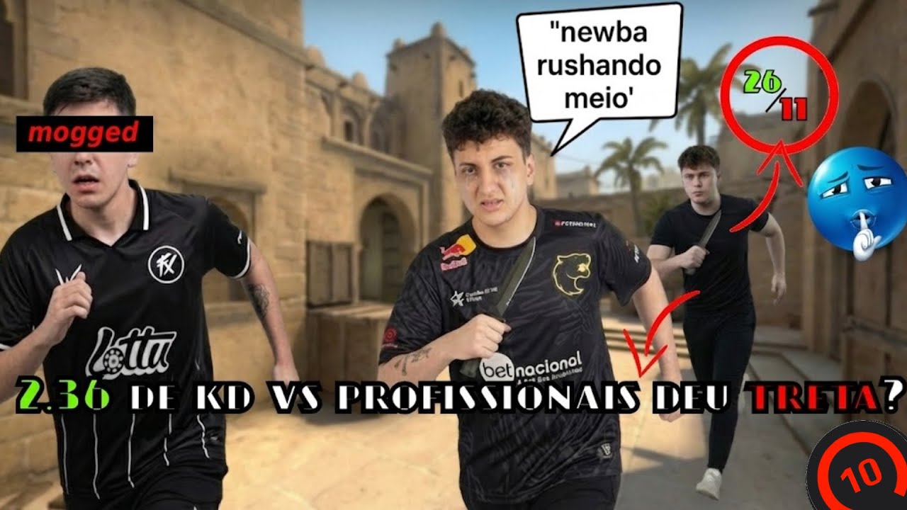 2.3KD VS JOGADOR DO FLUXO (DEU TRETA?!)