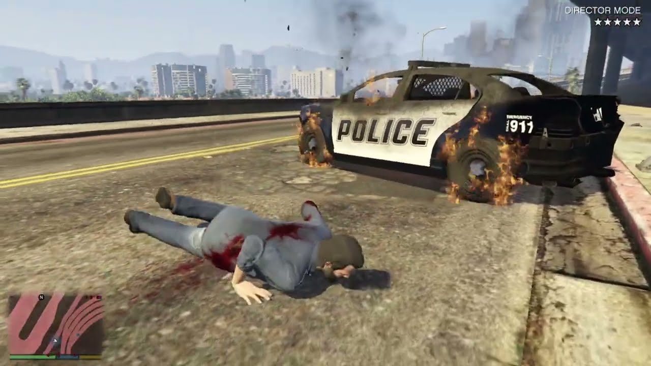 Michael Police Chase Gta 5 (GTA 5)