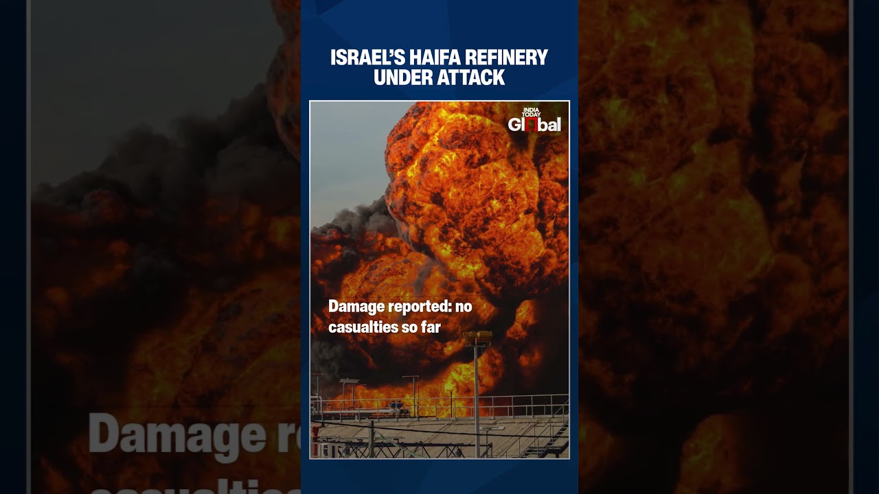 Iran Hits Haifa Oil Refinery After Israel Strike | No Casualties But Big Damage Reported