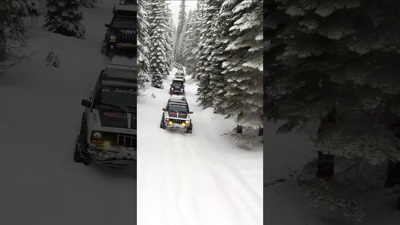 Deep Snow Wheeling  #xjoffroad #4wheeldrive #4x4 #offroad #adventure
