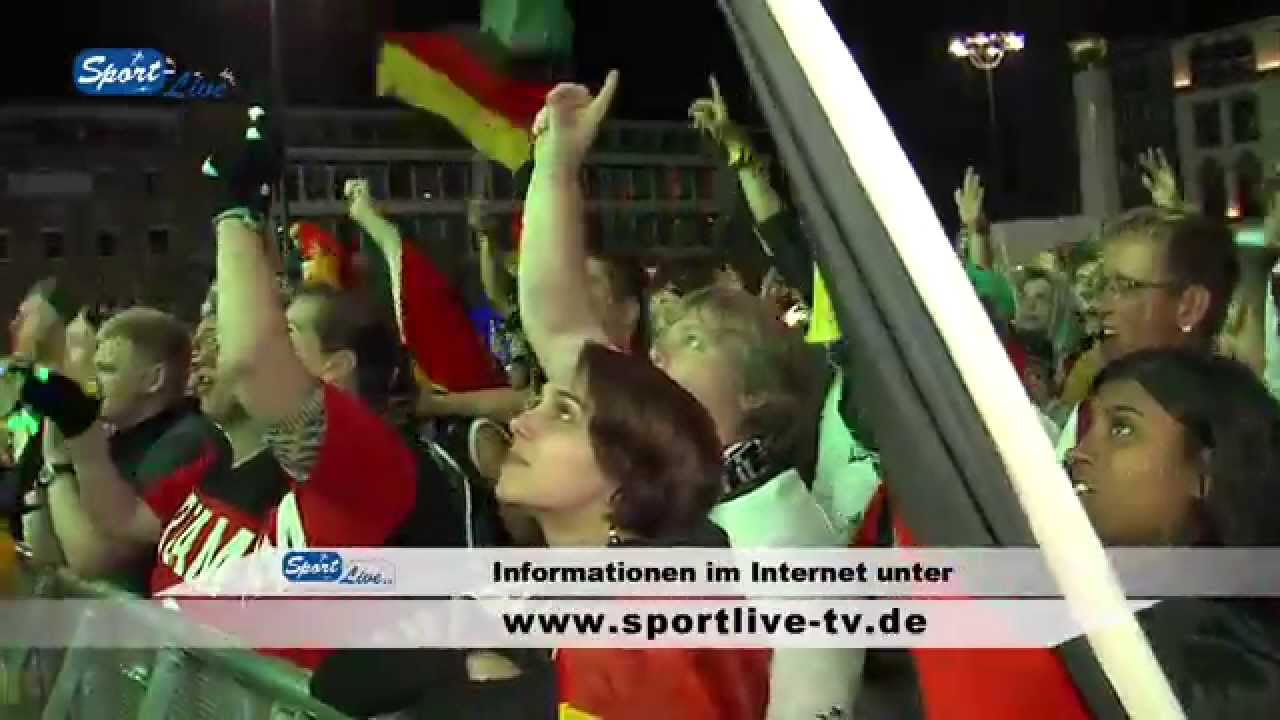 Puplic Viewing Friedensplatz WM-Finale Deutschland - Argentinien