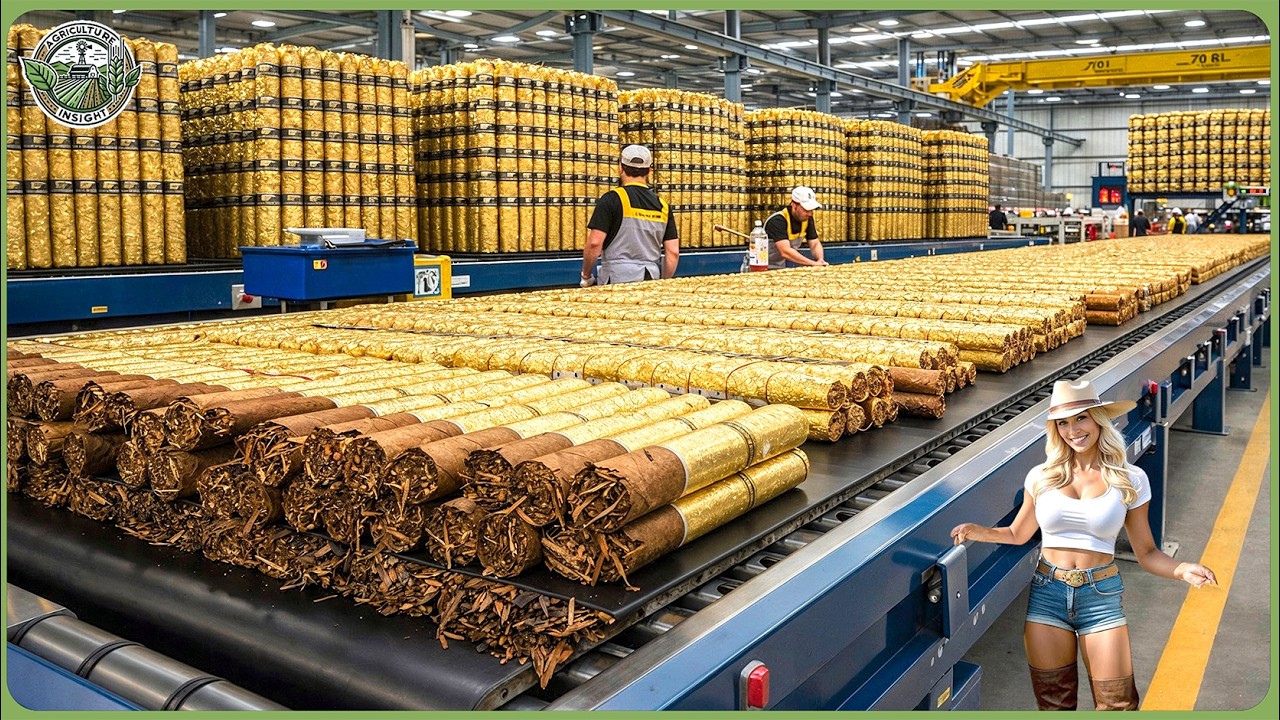 How Luxury Cigars Are Made &ndash; Massive Tobacco Farming & Cigar Processing