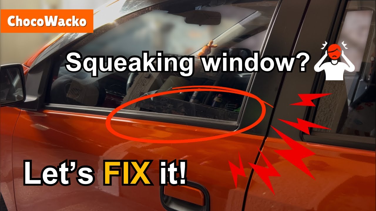 How to fix a SQUEAKY CAR WINDOW! (Tutorial)