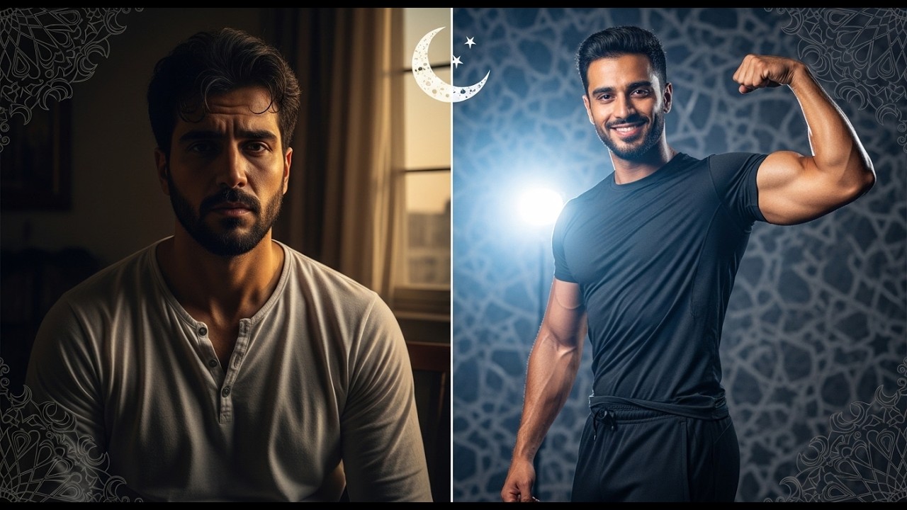 ابني اقوي جسم في شهر #رمضان  !!