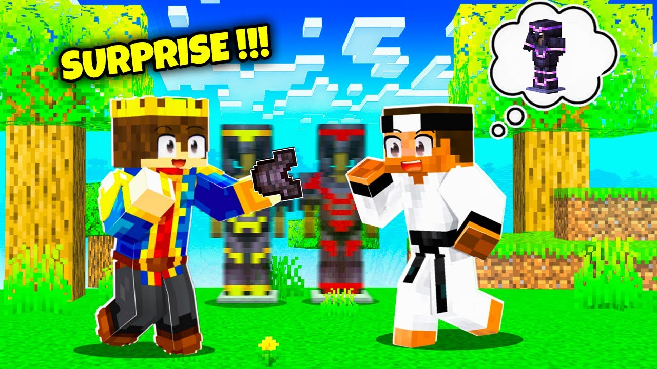 I SURPRISED JACK With LEGENDARY ARMOUR In Minecraft HARDCORE 😱