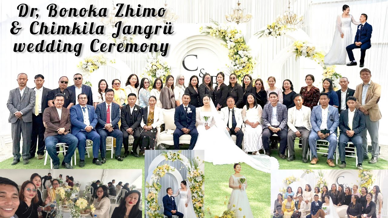 Dr, Bonoka Zhimo & Miss, Chimkila Jangrü 💒 Wedding Ceremony at K4 venue Chumoükedima @dnvlogs5819 