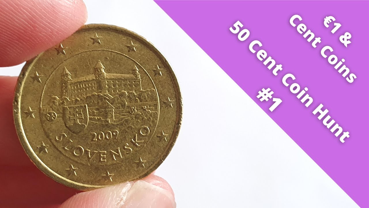 €1 & Euro Cent Coins - 50 Cent Euro Coin Hunt #1