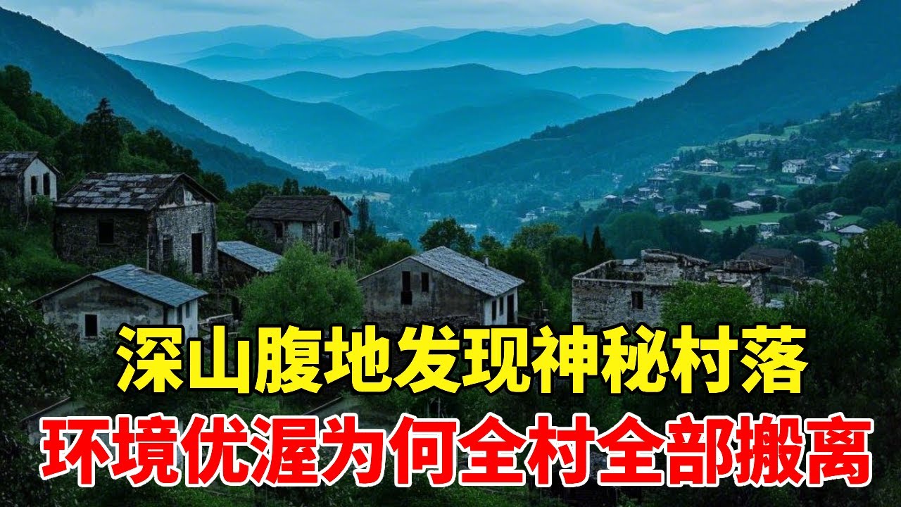 广西深山腹地发现与世隔绝的村庄，土地水源丰富环境犹如世外桃源，几十户人家却在一夜之间全部搬离【乡村阿泰】