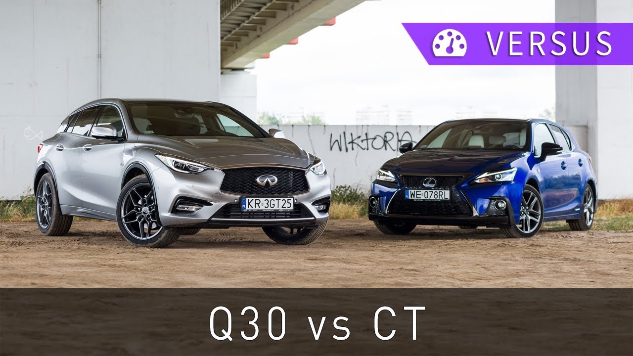 Infiniti Q30 2.0t vs Lexus CT 200h  - test i por&oacute;wnanie [PL] | Project Automotive