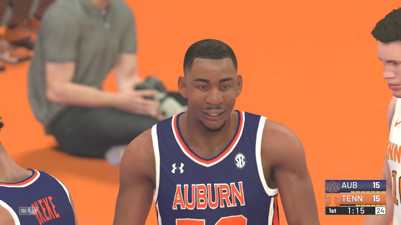(Auburn vs Tennessee) NBA 2k19 (College Hoops 2k19) (2019 SEC Championship)