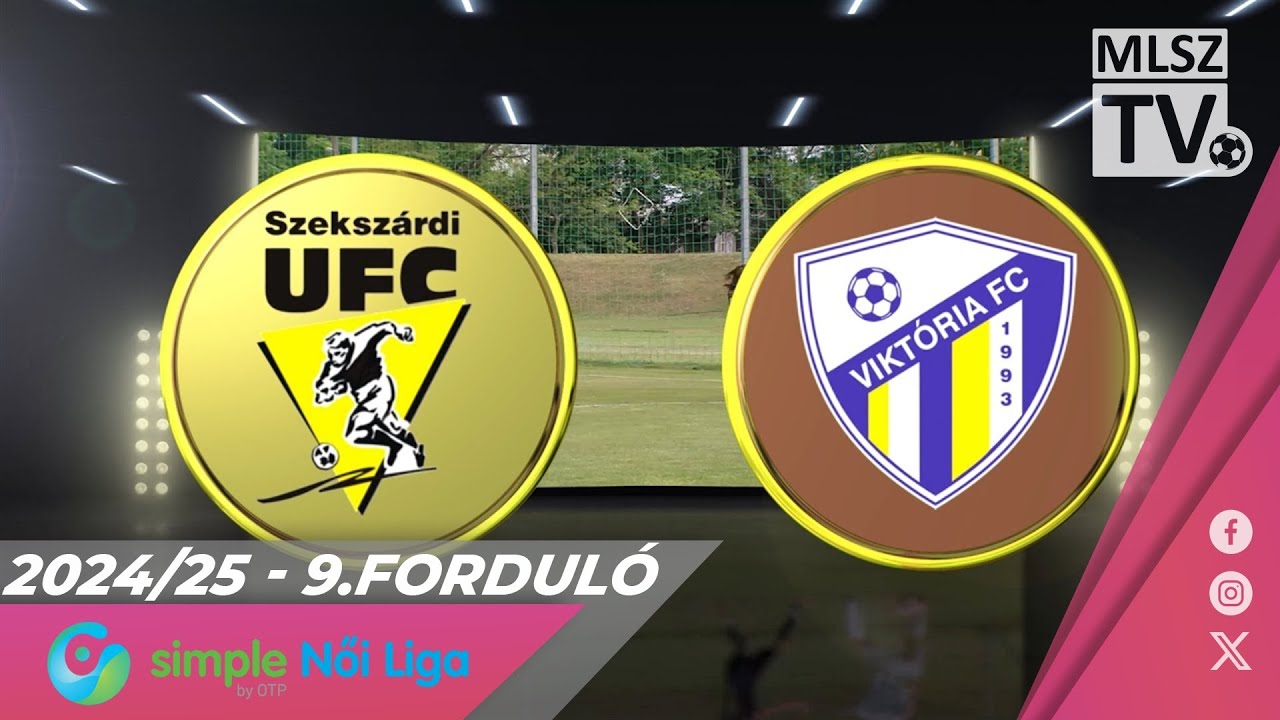 Szekszárdi WFC - Viktória FC | 7-0 | Simple Női Liga | 9. forduló | MLSZTV