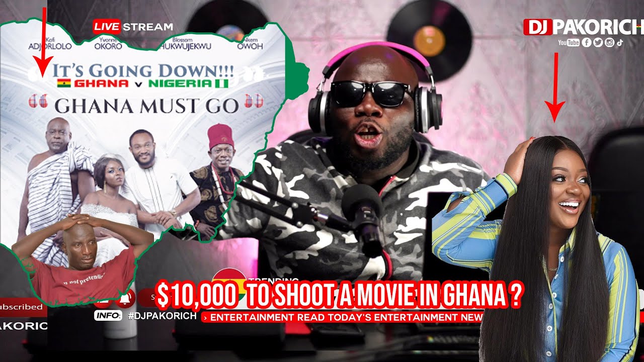 So this is why Nigerians stopped producing movies in Ghana ,pay $10,000 before you shoot in Ghana