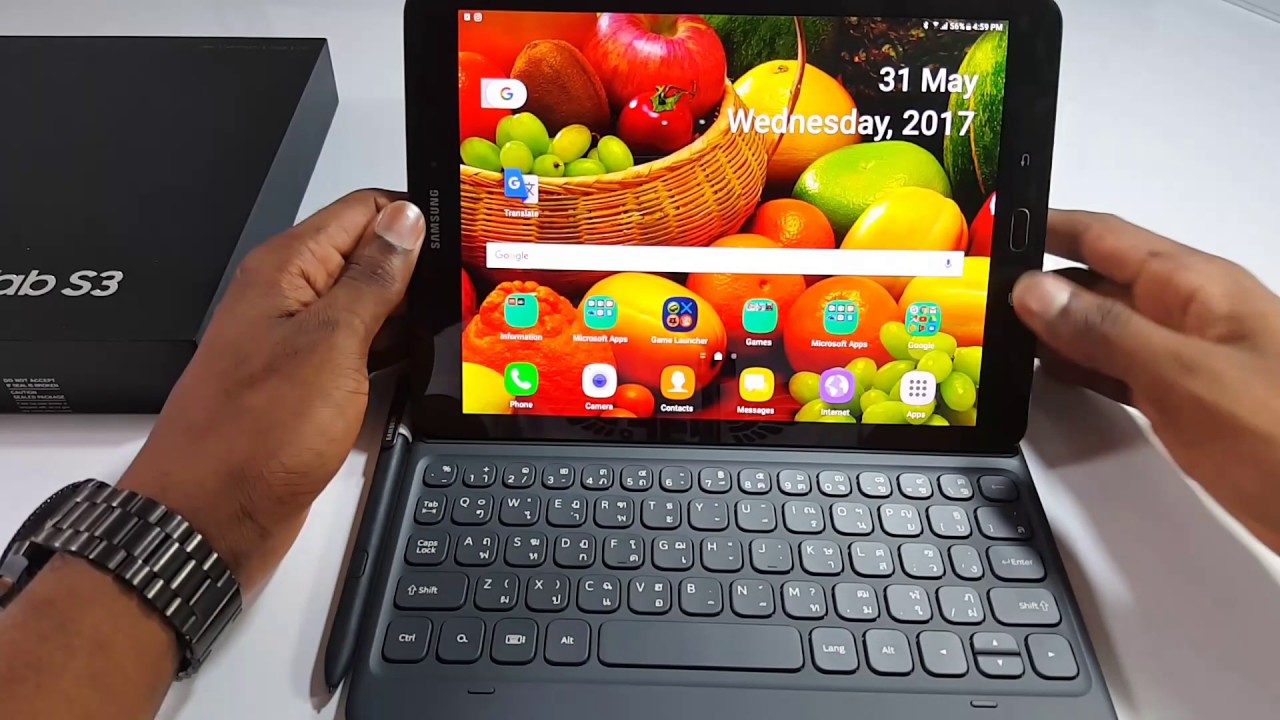 Galaxy Tab s3 official book cover and keyboard