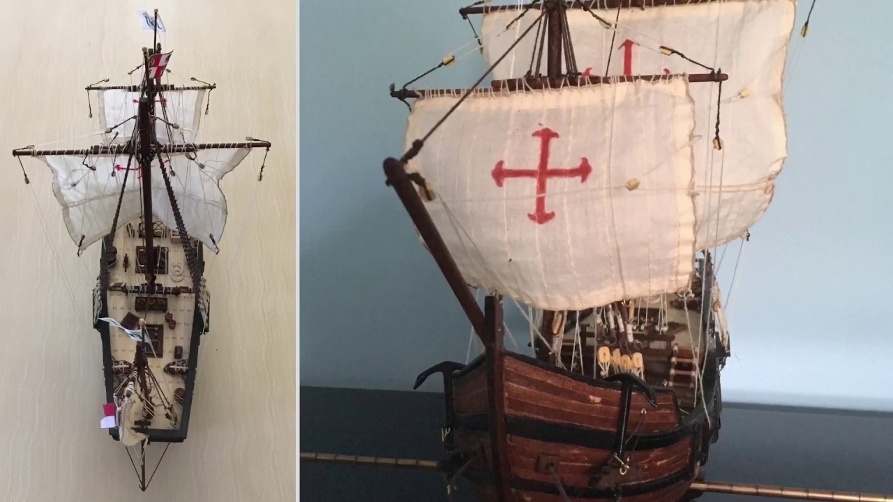 Carabela La Pinta maqueta