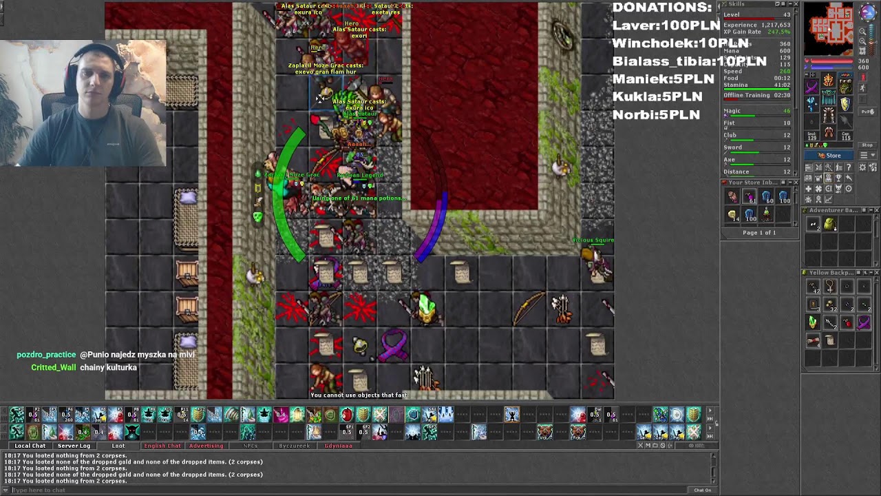 Punio on (RL Tibia) Sinistra RETRO OPEN PVP