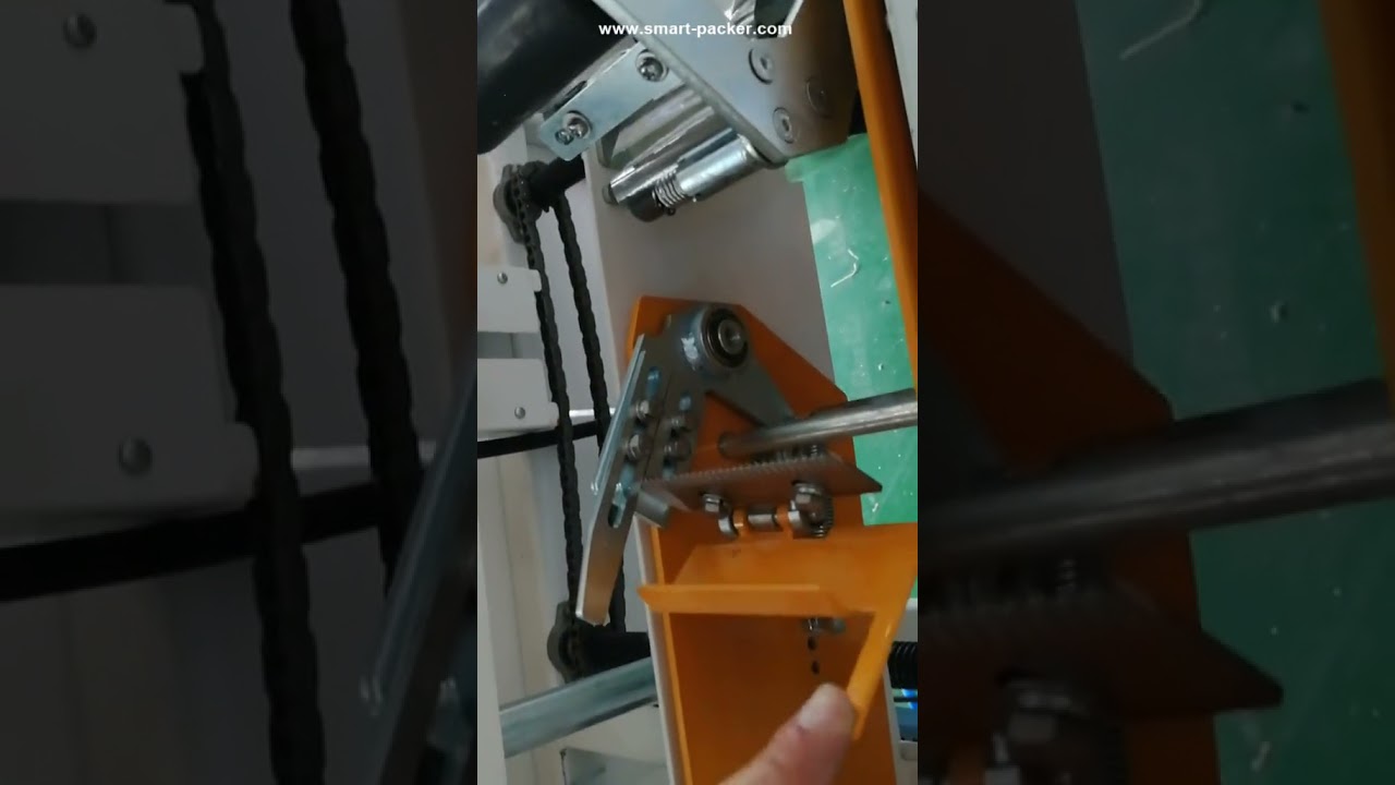 How to adjust the tape length on carton tape sealing machine training video