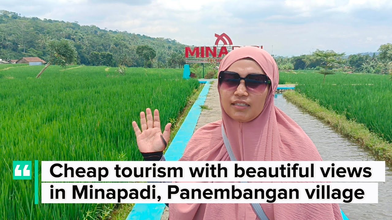 Wisata murah dengan pemandangan indah di minapadi panembangan #real #liburan #tourism #explorejawa 