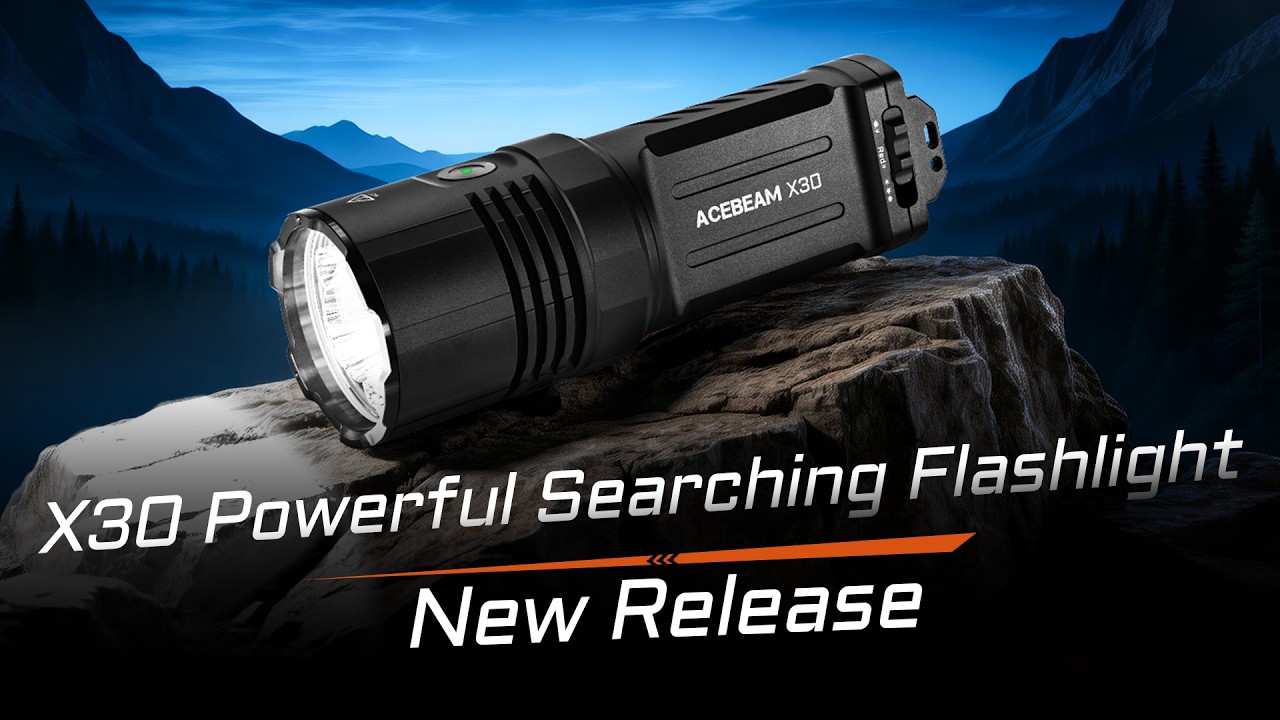 New Release: The X30 High-Performance Searching Flashlight