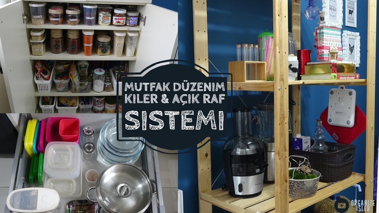 Yeni Mutfak Düzenim I Kiler & Açık Raf Sistemi I Büyük Evden Küçük Eve Serisi