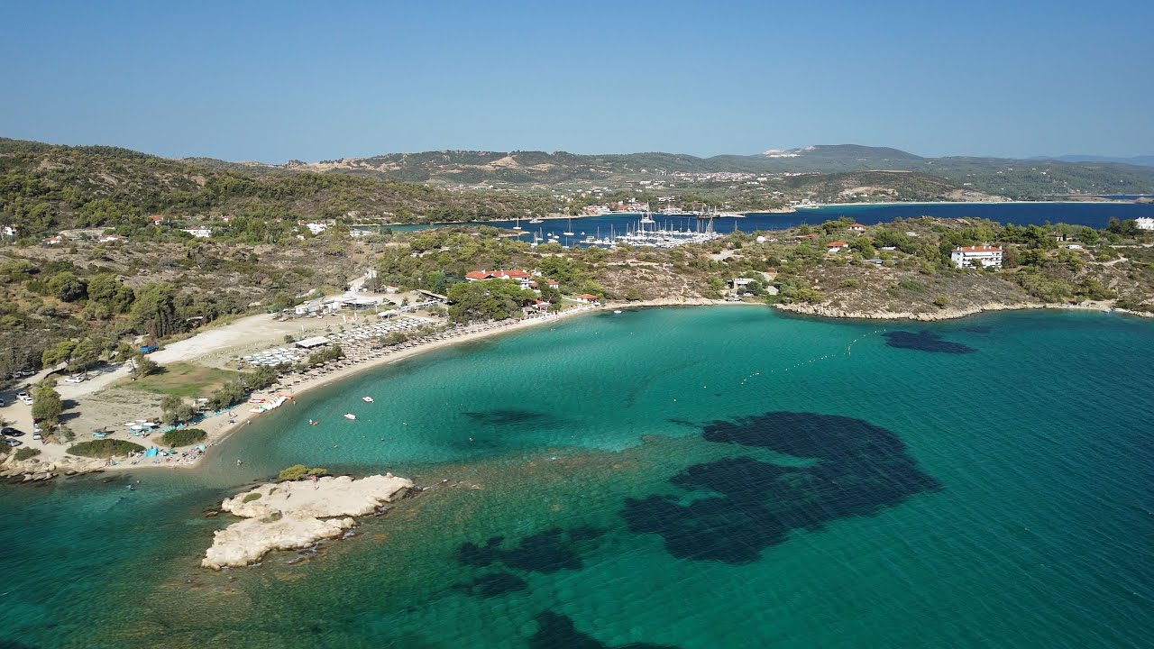 Lagonisi Beach in Halkidiki, Sithonia 🏖🇬🇷