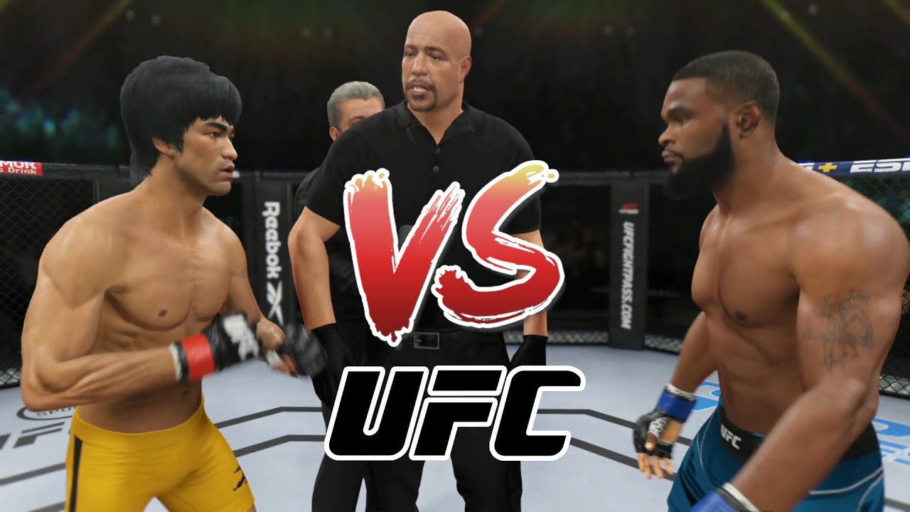 Bruce Lee vs. Tyron Woodley (K1) | EA Sports UFC 4