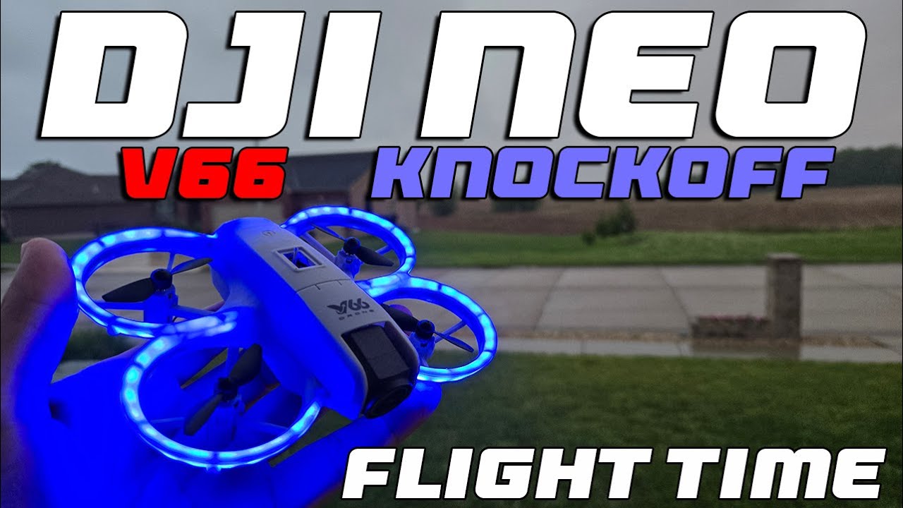 $30 DJI Neo Knockoff V66 Drone | How Long Will it Fly??
