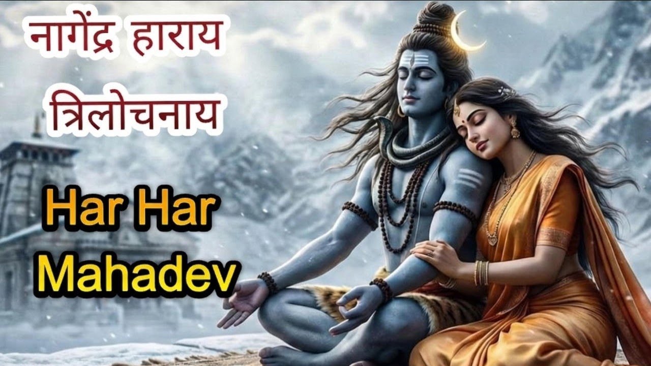 नागेंद्र हाराय त्रिलोचनाय | Om Namah Shivay | Powerful Shiva Bhakti Bhajan song