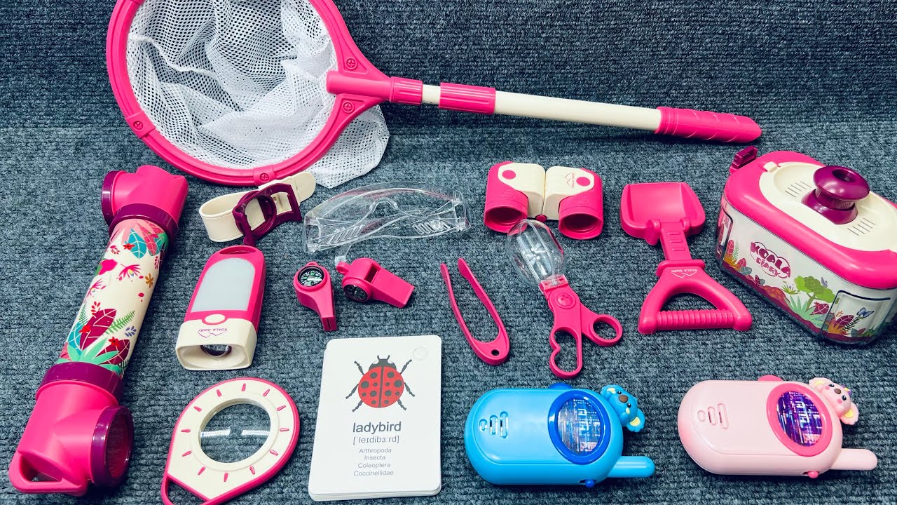 15 minutes perfect unboxing, adventure set tools, walkie-talkie, telescopeASMR | Toy Review