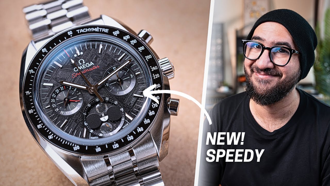 Знакомство с новыми часами Omega Speedmaster Moonphase Meteorite | Всё, что вам нужно знать