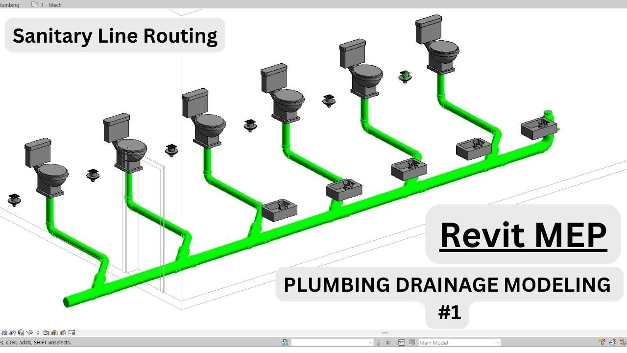 Plumbing in Revit for Beginners | Revit MEP | #plumbing | #mep
