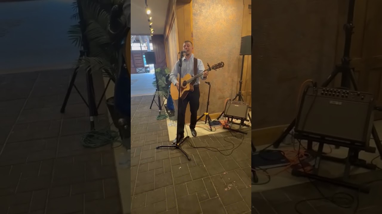 Everyone loves cocktail hour! #music #guitar #covers #party #wedding #singer #country #farm #shorts